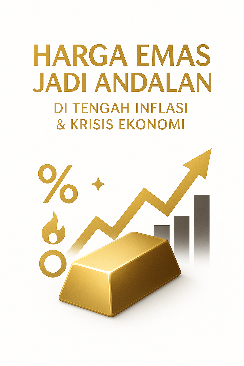Harga Emas Jadi Andalan di Tengah Inflasi & Krisis Ekonomi