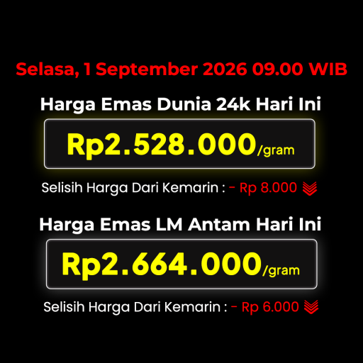 Update Harga Web 1 September