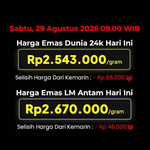 Update Harga Web 29 Agustus