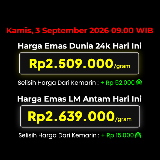 Update Harga Web 3 September