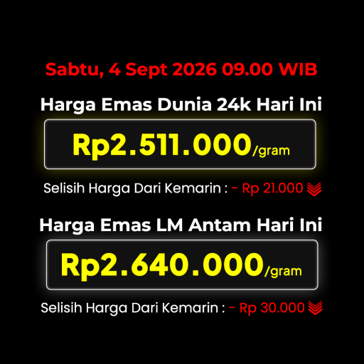 Update Harga Web 5 September